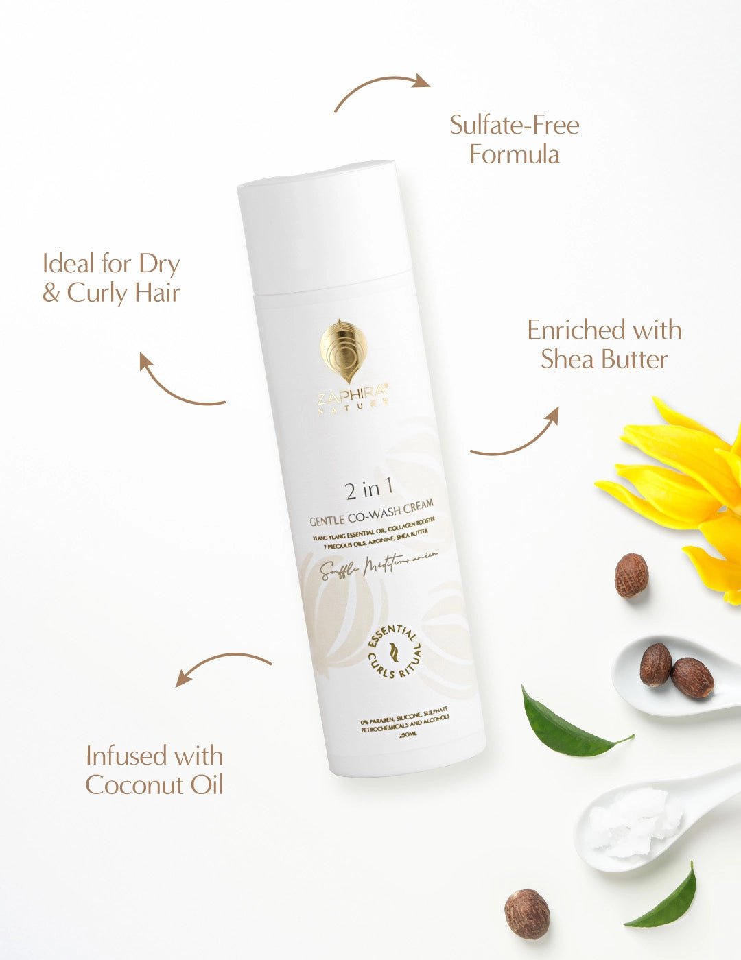 2-in-1 Gentle Co-Wash Cream | Zaphira Nature