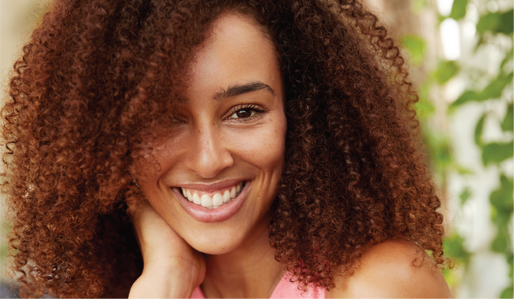 curly hair girl