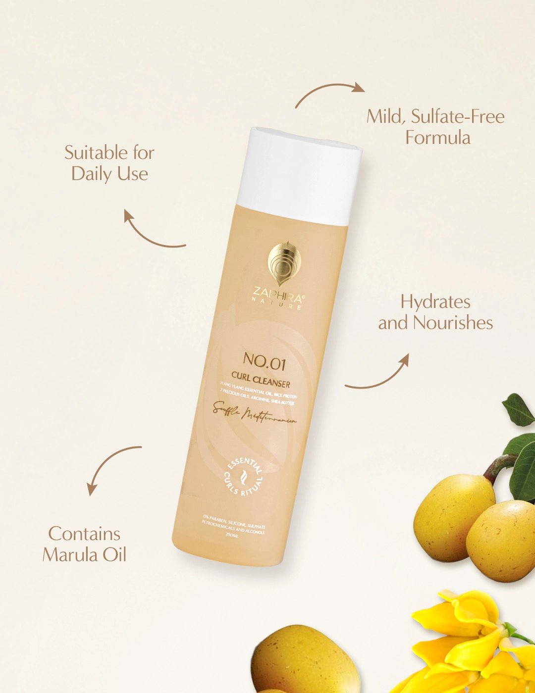 Curl Cleanser Shampoo | Zaphira Nature