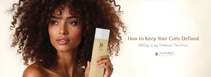 How to Keep Your Curls Defined All Day Long Without The Frizz - Zaphira Nature