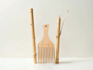 Bamboo Afro Hair Pick Comb