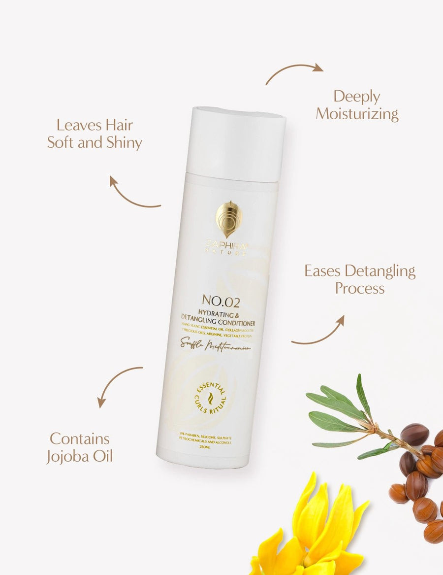 HYDRATING DETANGLING CONDITIONER - Zaphira Nature